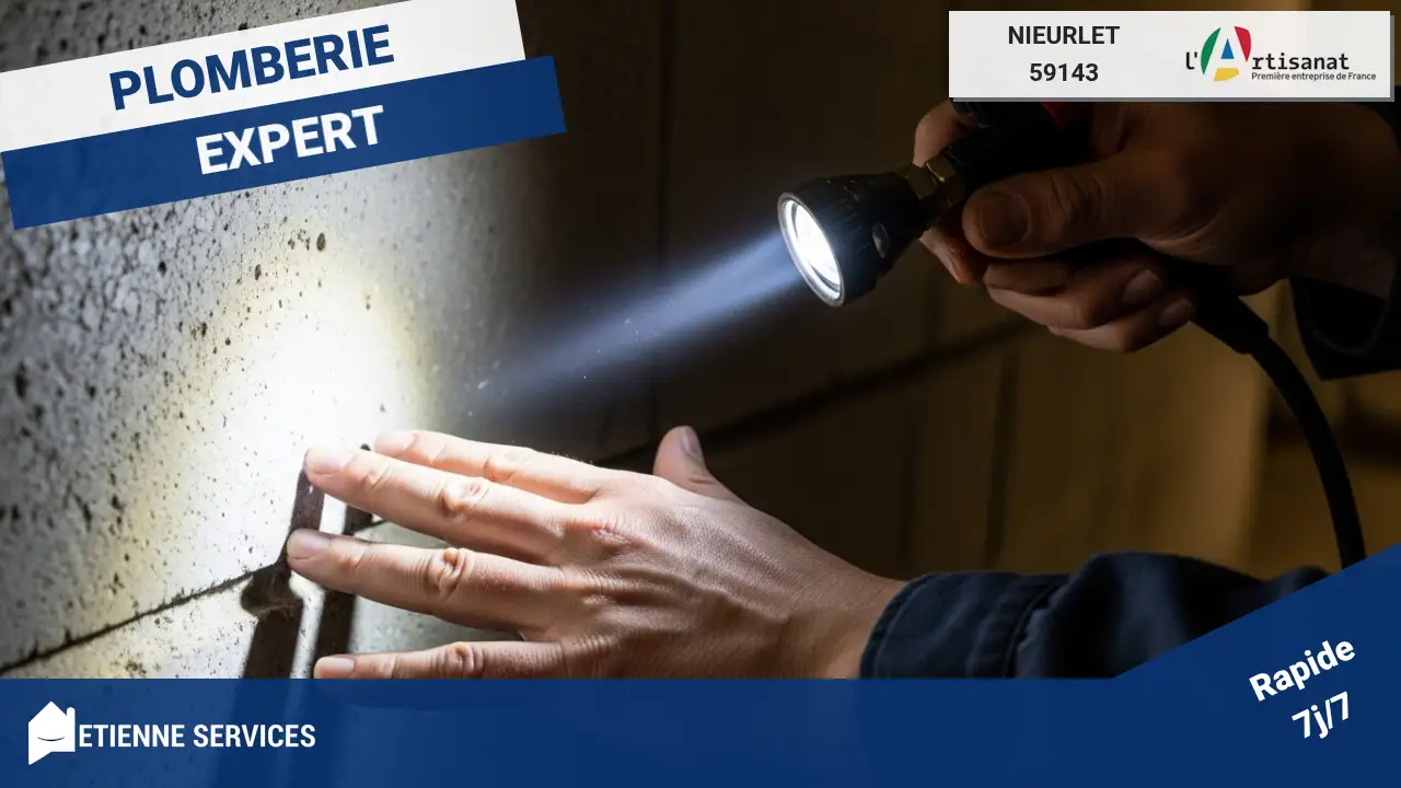 Intervention spécialisée : Recherche de fuite par inspection visuelle détaillée