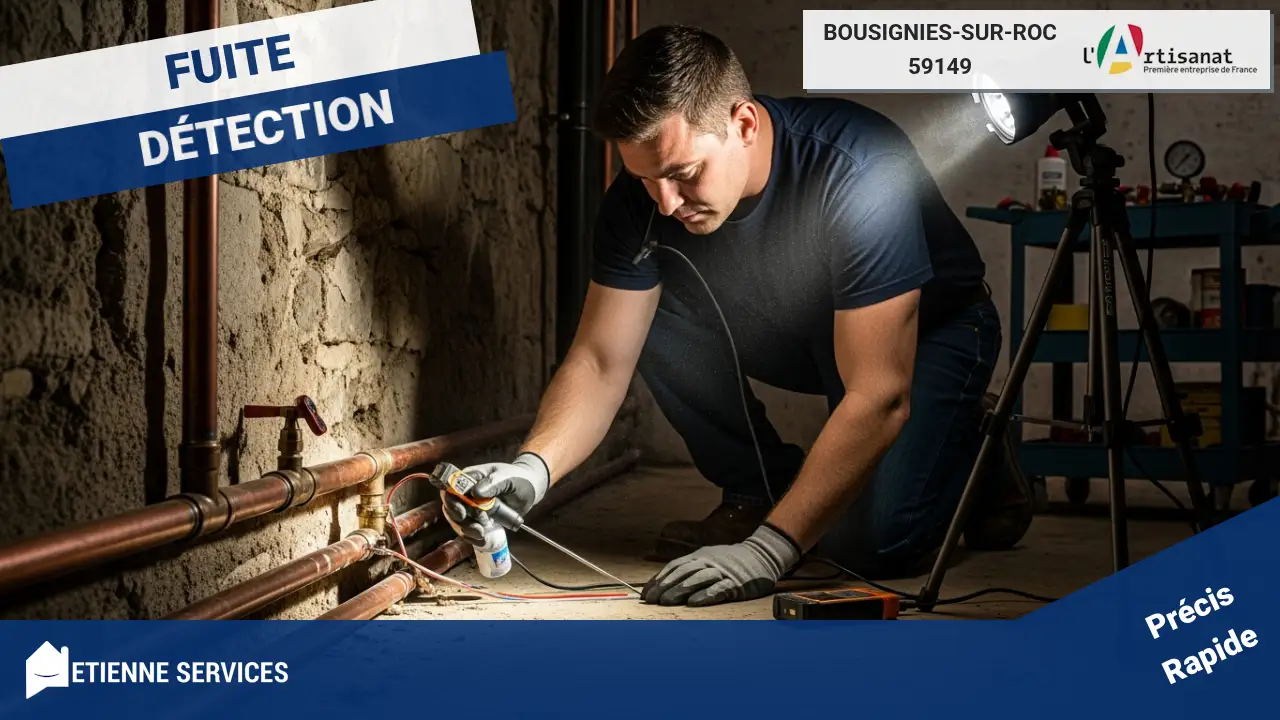 Votre spécialiste de la recherche de fuites à Bousignies-sur-Roc
