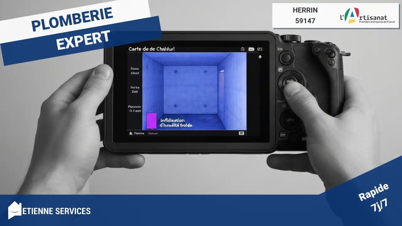 Intervention spécialisée avec caméra thermique pour localiser votre fuite à Herrin