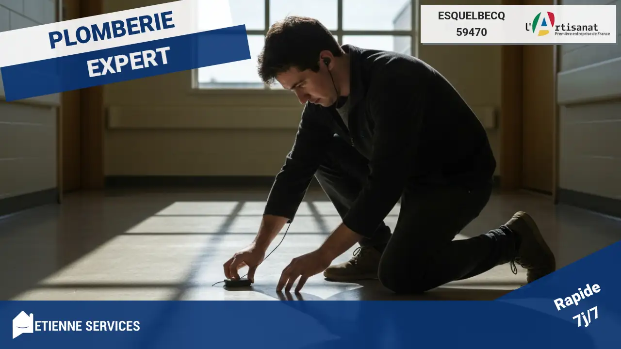 Intervention spécialisée : recherche de fuites par écoute électro-acoustique