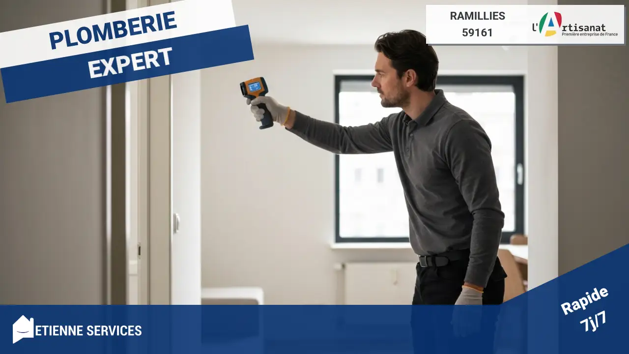 Détection de fuites par caméra thermique : l'expertise de nos techniciens à Ramillies