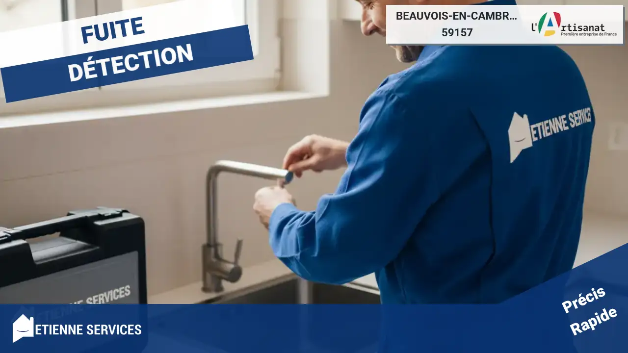 Votre plombier spécialiste de la recherche de fuites à Beauvois-en-Cambrésis