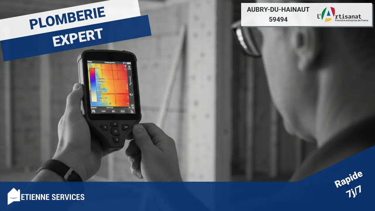 Intervention spécialisée : Localisation de fuite par caméra thermique