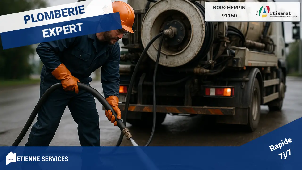 Spécialistes reconnus du débouchage par camion hydrocureur à Bois-Herpin (91150)