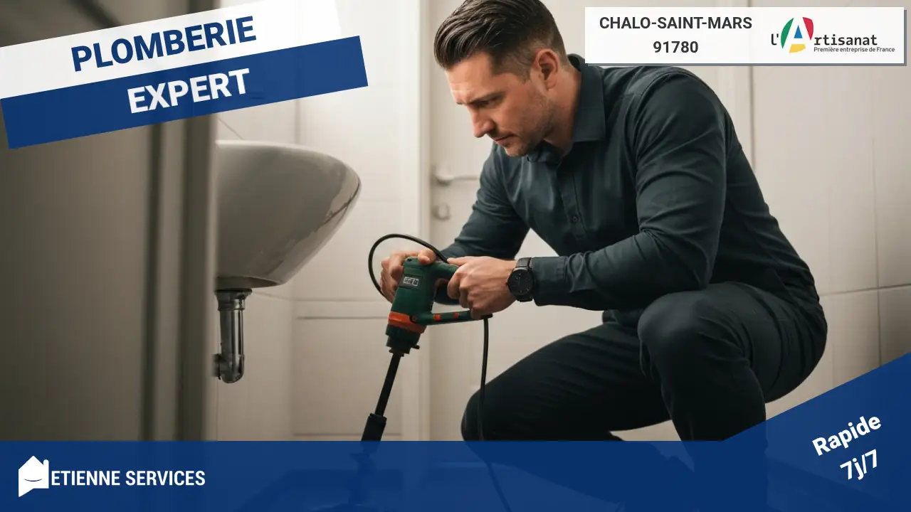 Technologie de pointe : Le débouchage de canalisation au furet électrique à Chalo-Saint-Mars