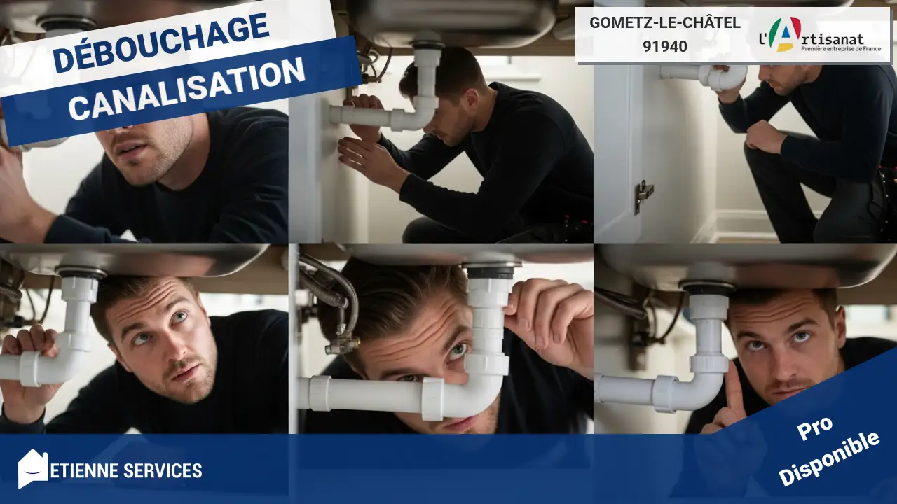 Intervention spécialisée pour le débouchage de canalisation à Gometz-le-Châtel