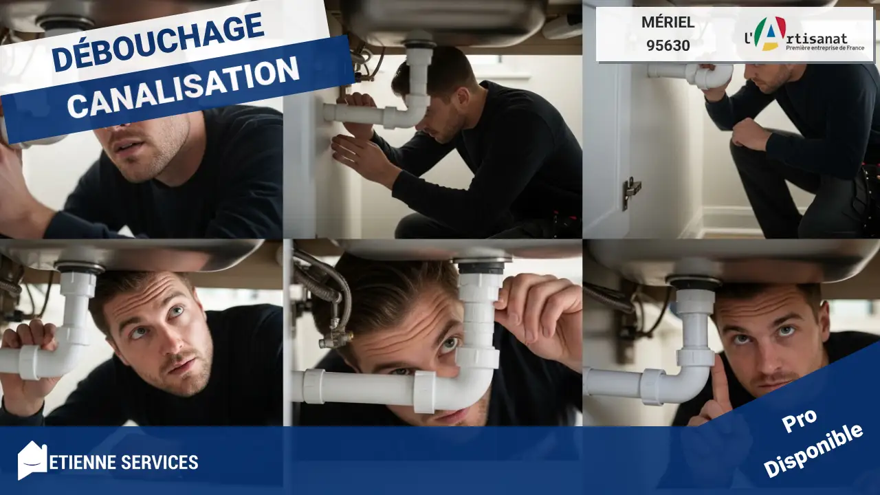 Votre service expert de débouchage de canalisation à Mériel