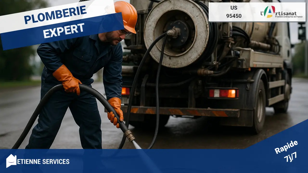 Spécialistes reconnus du débouchage par camion hydrocureur haute pression à Us