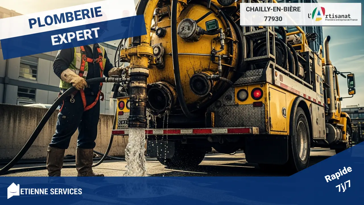 Le débouchage par camion hydrocureur haute pression : La solution radicale à Chailly-en-Bière