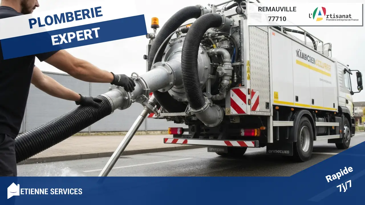 Débouchage par camion hydrocureur : la solution haute pression