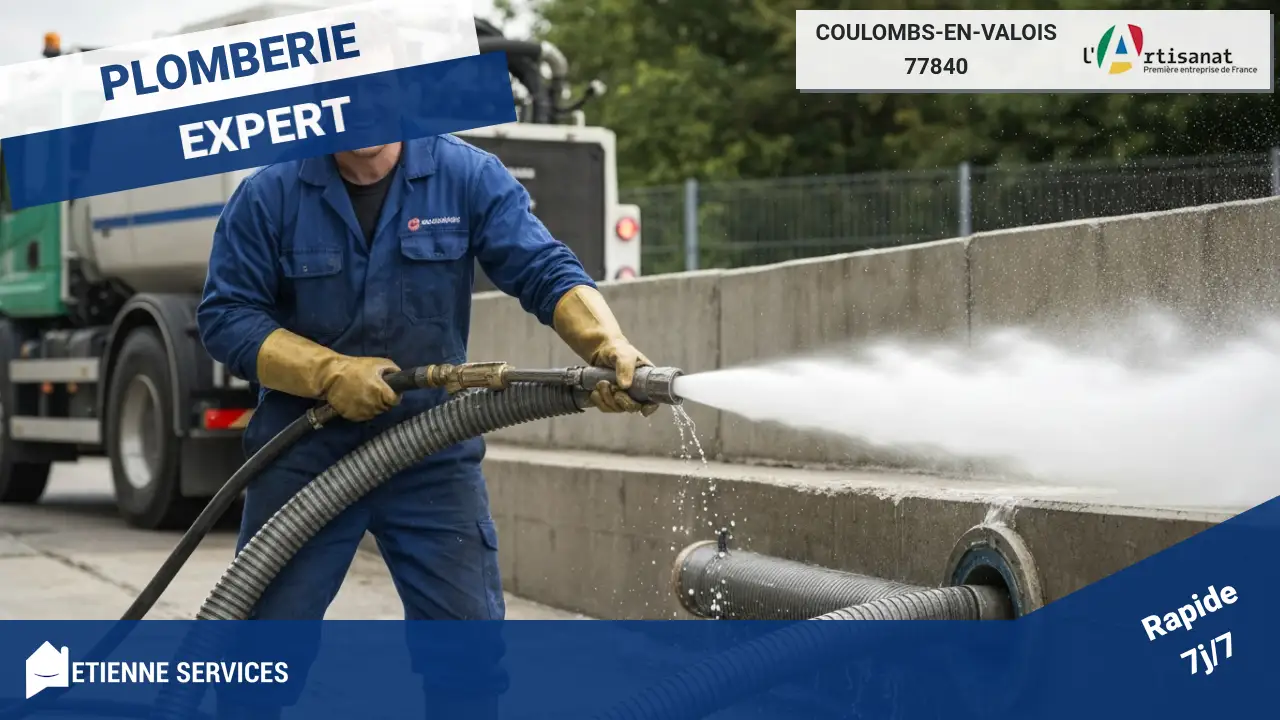 Débouchage par camion hydrocureur à Coulombs-en-Valois : la solution ultime