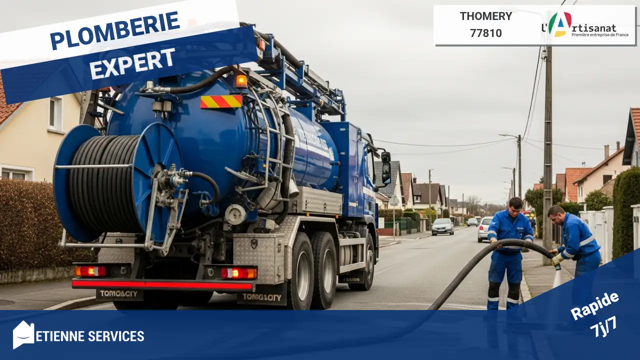 Débouchage par camion hydrocureur à Thomery : la solution haute pression des meilleurs artisans