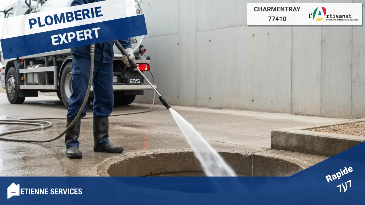 Spécialistes reconnus du débouchage par camion hydrocureur à Charmentray