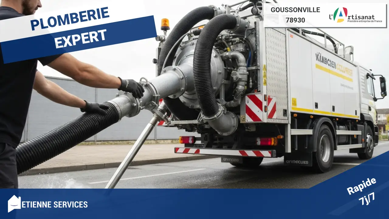 Solution ultime à Goussonville : le débouchage par camion hydrocureur haute pression