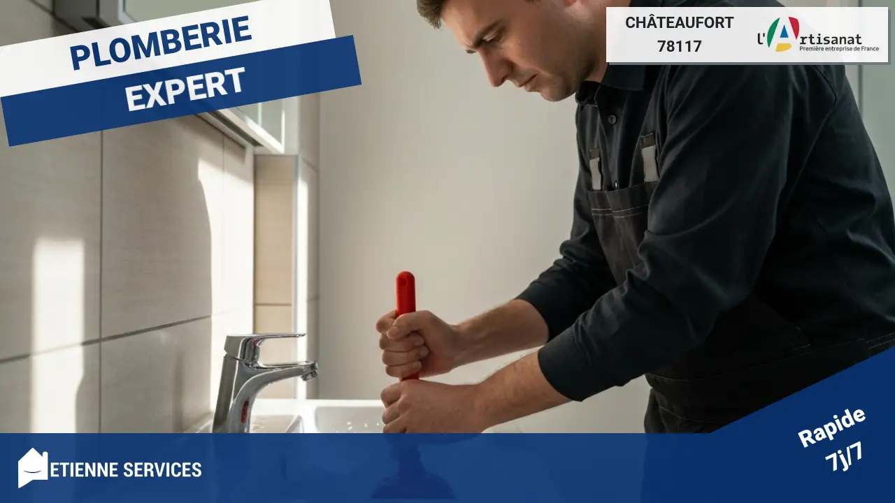 Intervention spécialisée pour débouchage à la pompe manuelle à Châteaufort