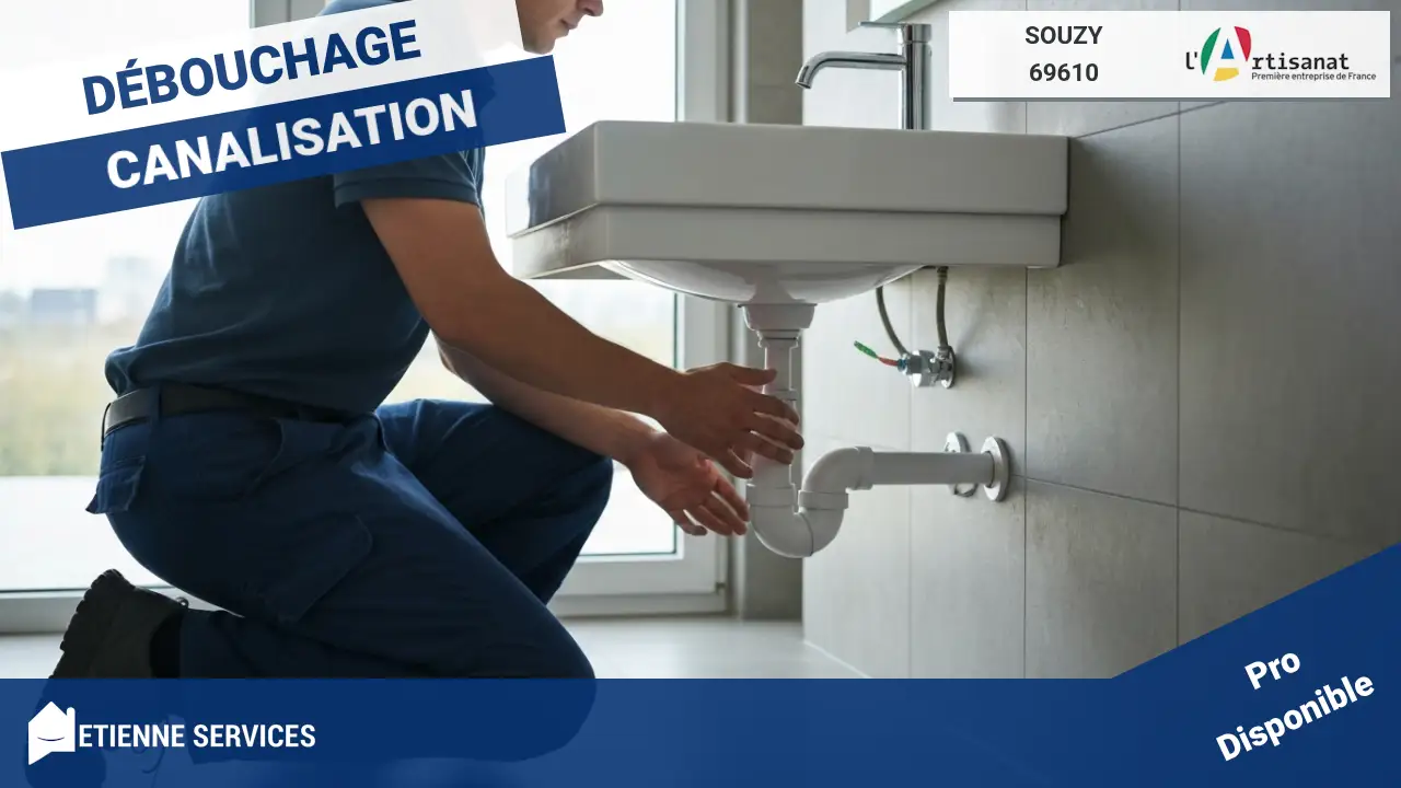 Votre spécialiste du débouchage de canalisation à Souzy