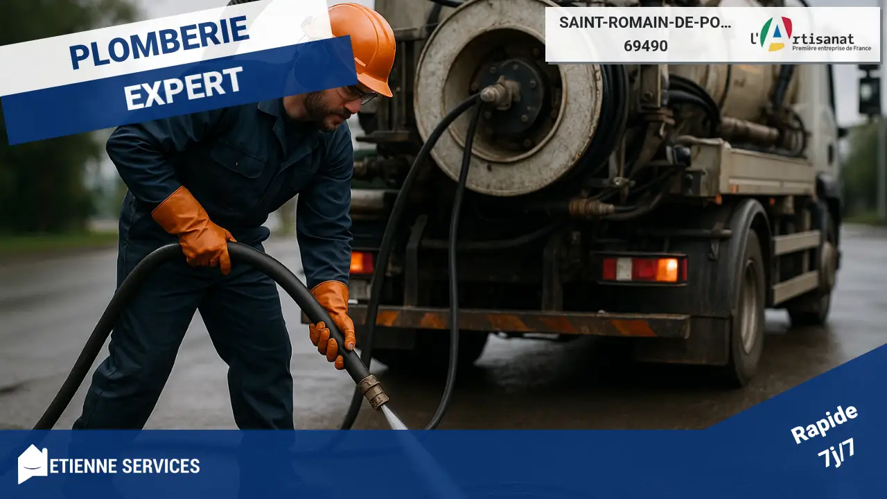 Spécialistes reconnus du débouchage par hydrocurage haute pression à Saint-Romain-de-Popey