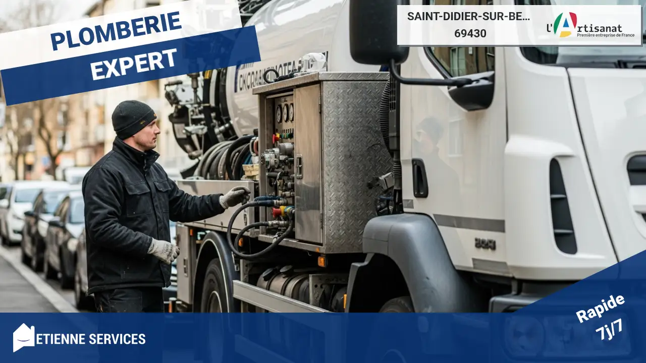 Débouchage par camion hydrocureur à Saint-Didier-sur-Beaujeu : la puissance de la haute pression