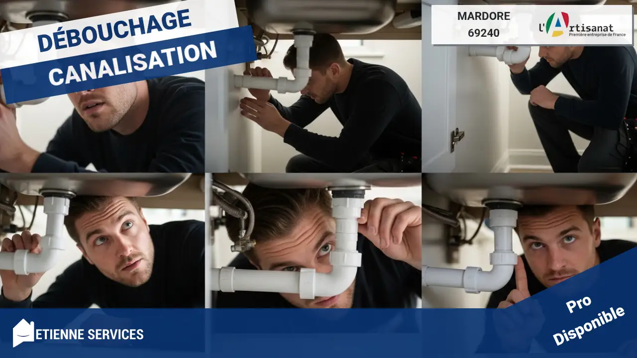 Débouchage de canalisation à Mardore : l'intervention spécialisée de nos plombiers