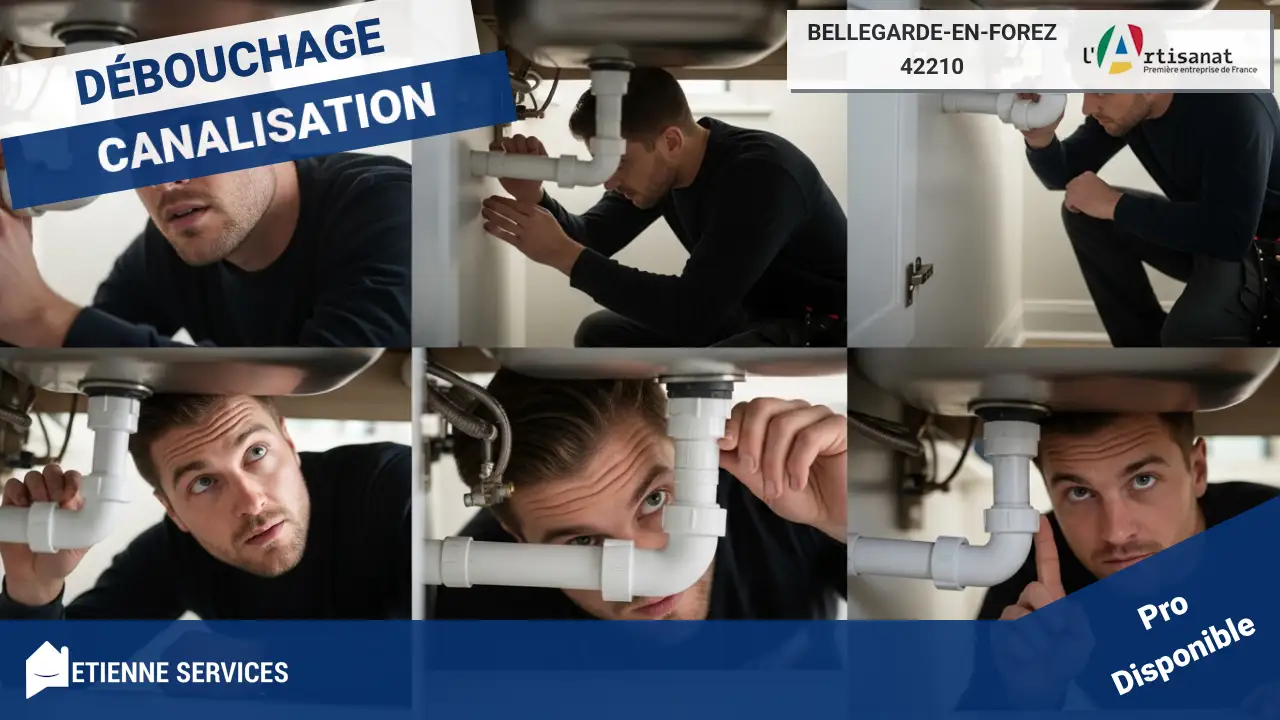 Débouchage de canalisation à Bellegarde-en-Forez : votre plombier spécialiste