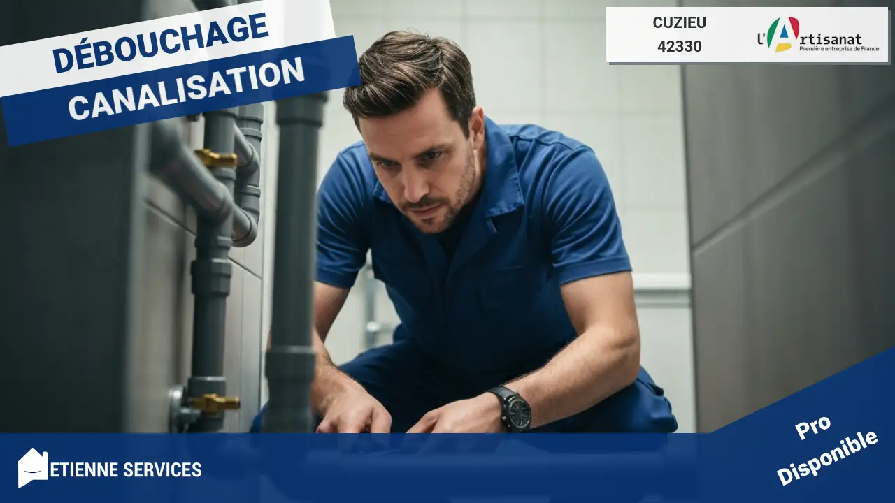 Votre spécialiste du débouchage de canalisation à Cuzieu