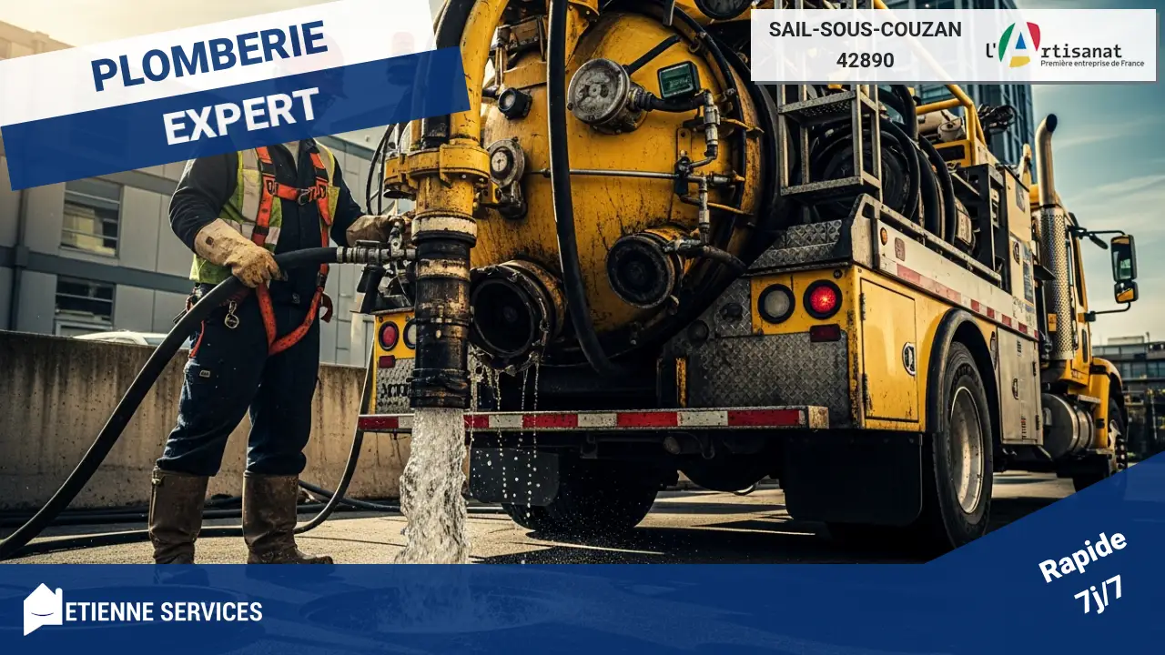 Débouchage par camion hydrocureur à Sail-sous-Couzan : la solution ultime