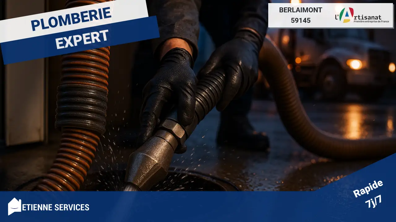 Solution radicale : débouchage par camion hydrocureur à Berlaimont