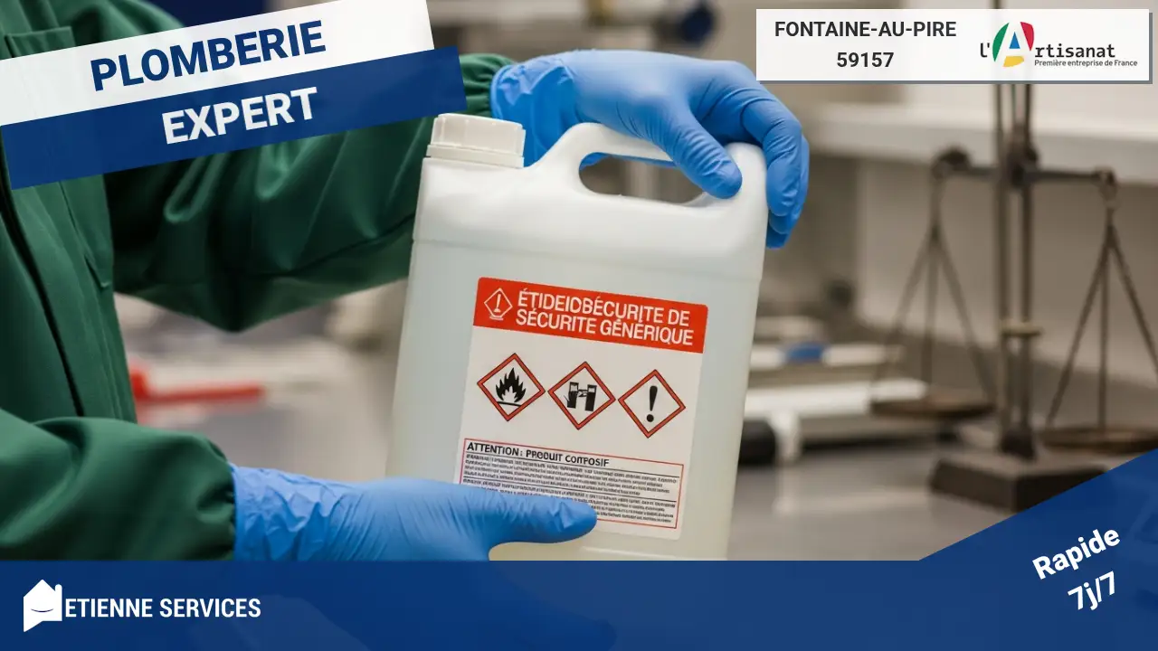 Débouchage par traitement chimique acide : une expertise réservée aux professionnels