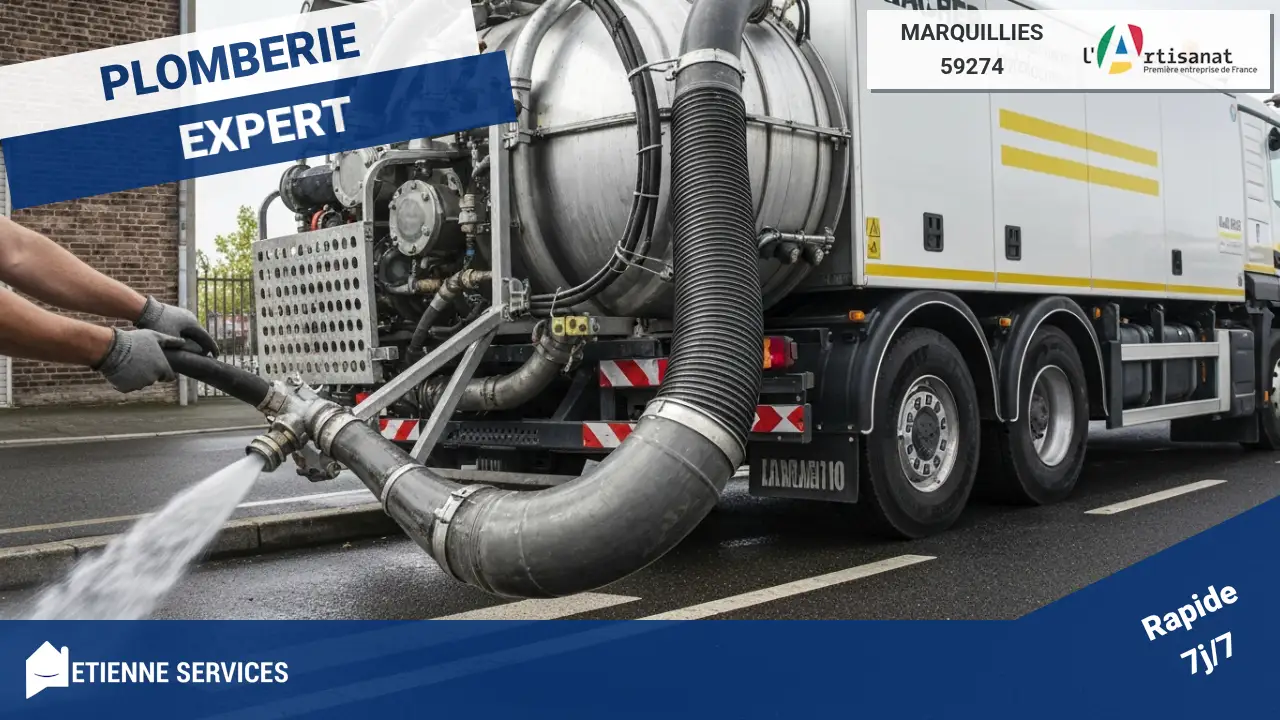 Débouchage haute pression par camion hydrocureur : Les meilleurs artisans dépanneurs à Marquillies