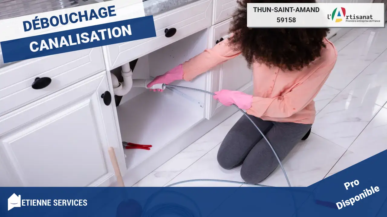 Votre expert en débouchage de canalisation à Thun-Saint-Amand