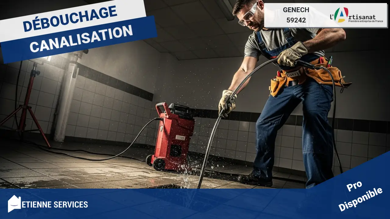 Débouchage de canalisation à Genech, l'expertise d'artisans dépanneurs