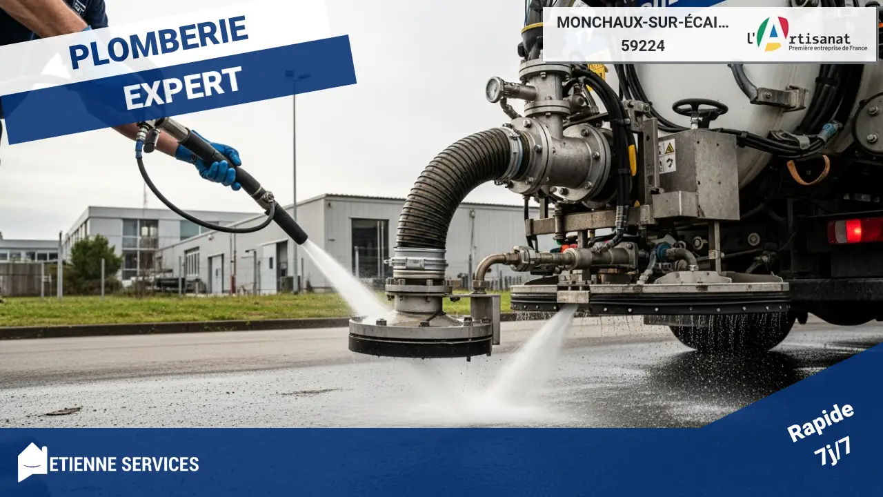 Meilleurs artisans dépanneurs pour un débouchage par camion hydrocureur haute pression à Monchaux-sur-Écaillon