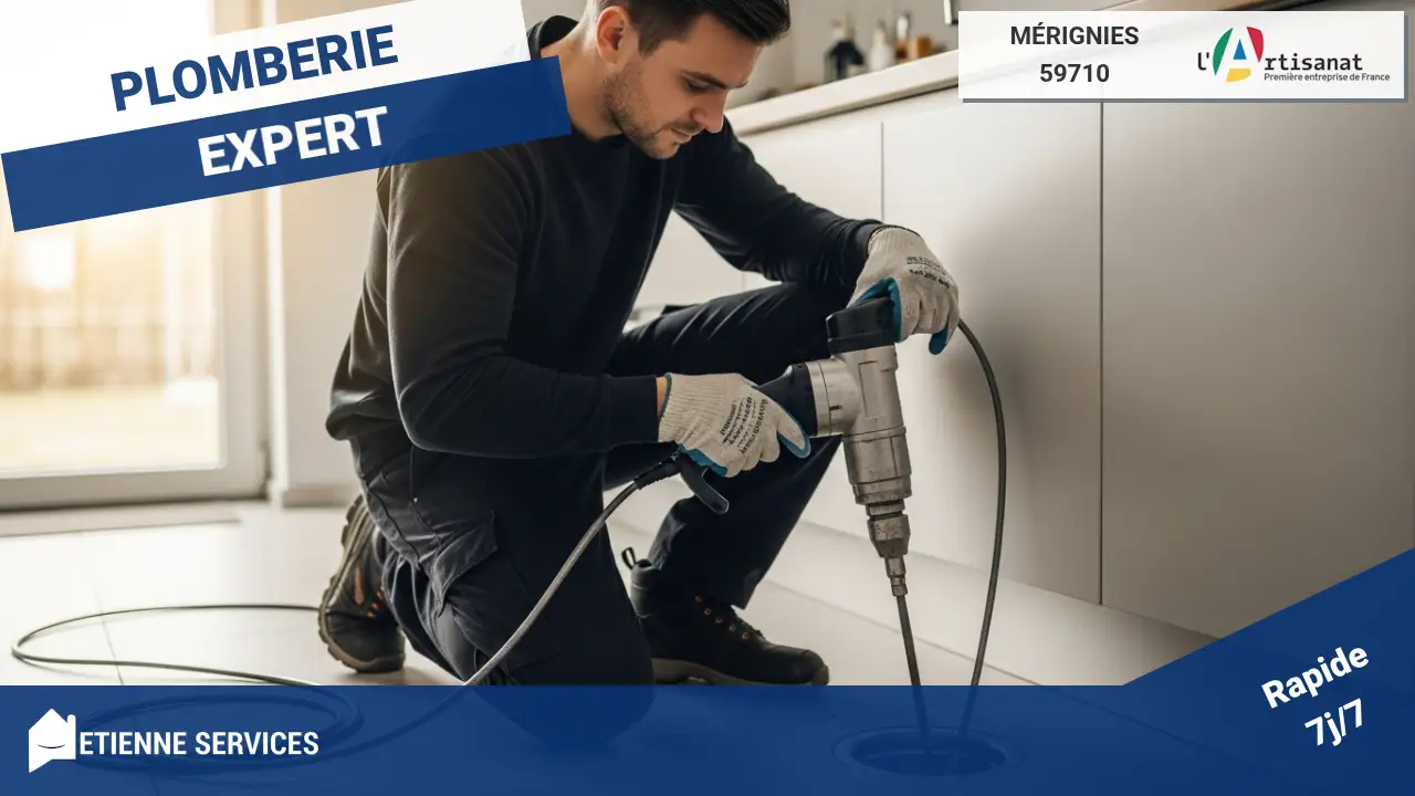 Experts reconnus en débouchage au furet électrique pour les bouchons tenaces à Mérignies