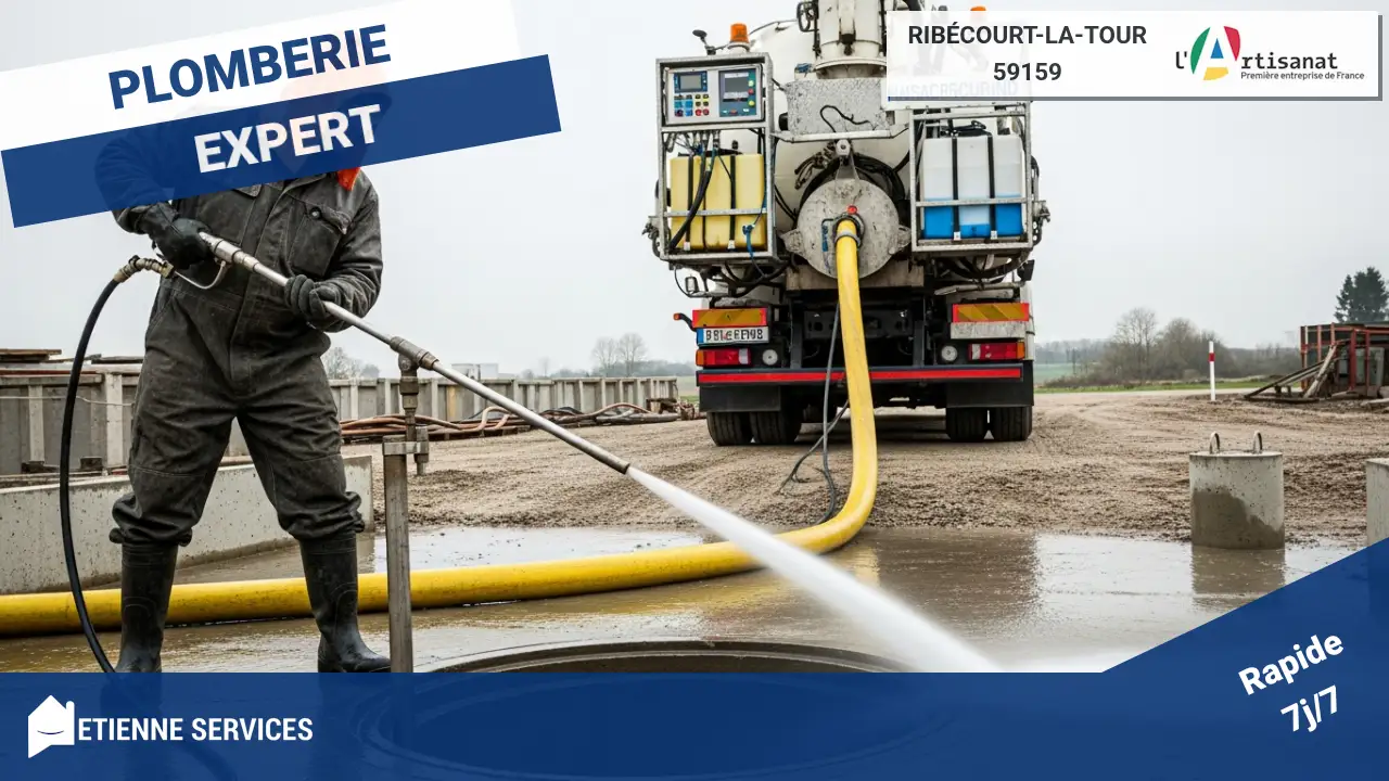 Experts certifiés en débouchage de canalisation par hydrocurage à Ribécourt-la-Tour