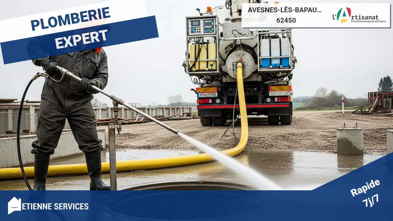 Intervention spécialisée : débouchage par camion hydrocureur haute pression