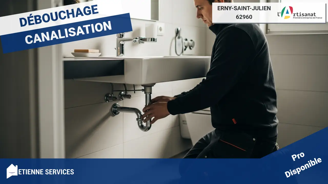 Votre service expert en débouchage de canalisation à Erny-Saint-Julien