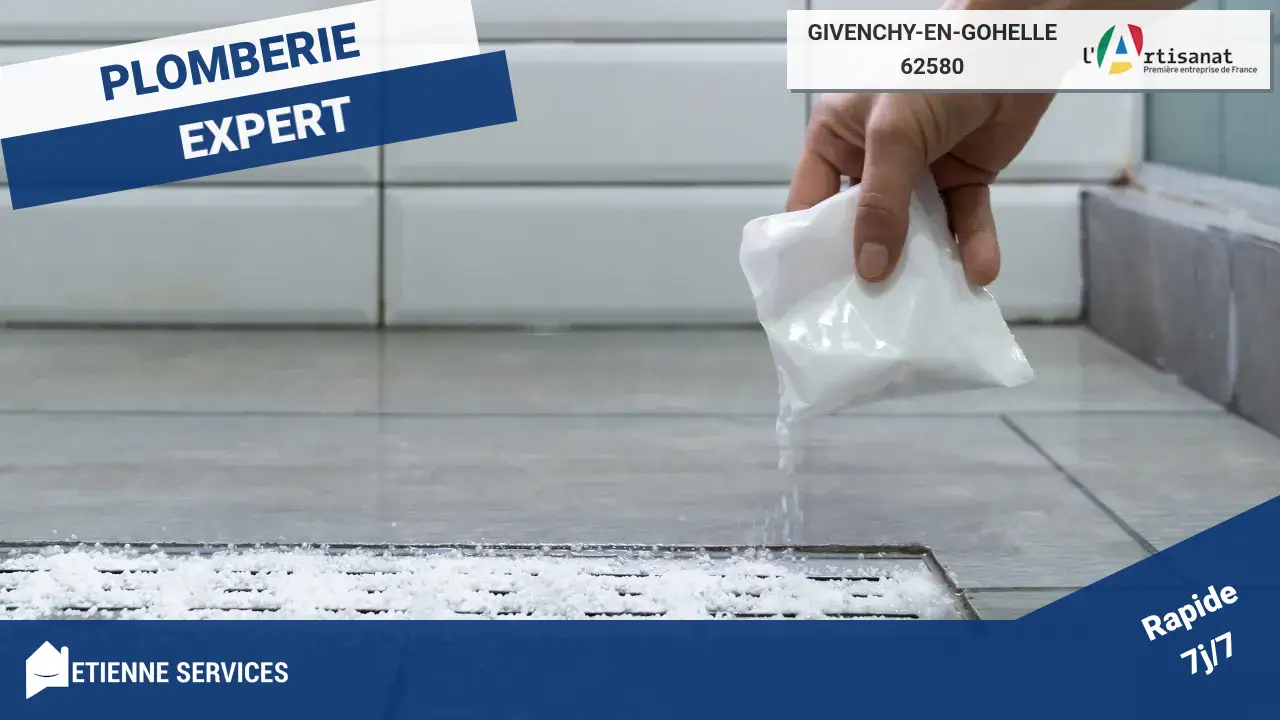 Intervention contrôlée par nos plombiers : Le débouchage par traitement chimique