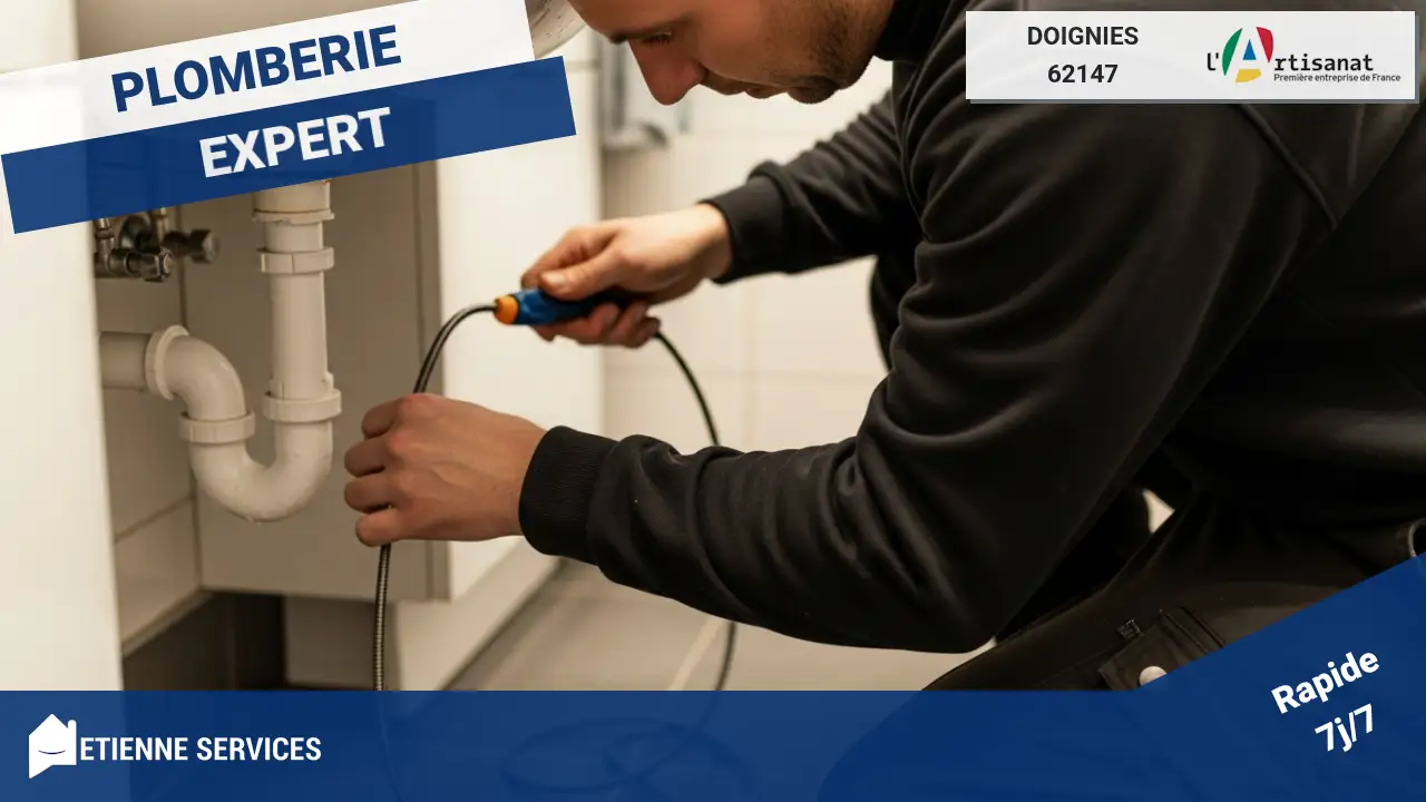 Nos experts du débouchage au furet manuel pour les bouchons accessibles à Doignies