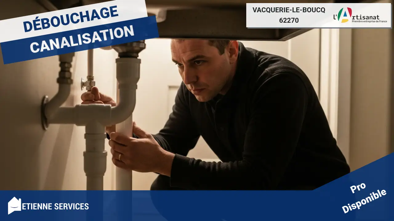 Votre service de débouchage de canalisation à Vacquerie-le-Boucq