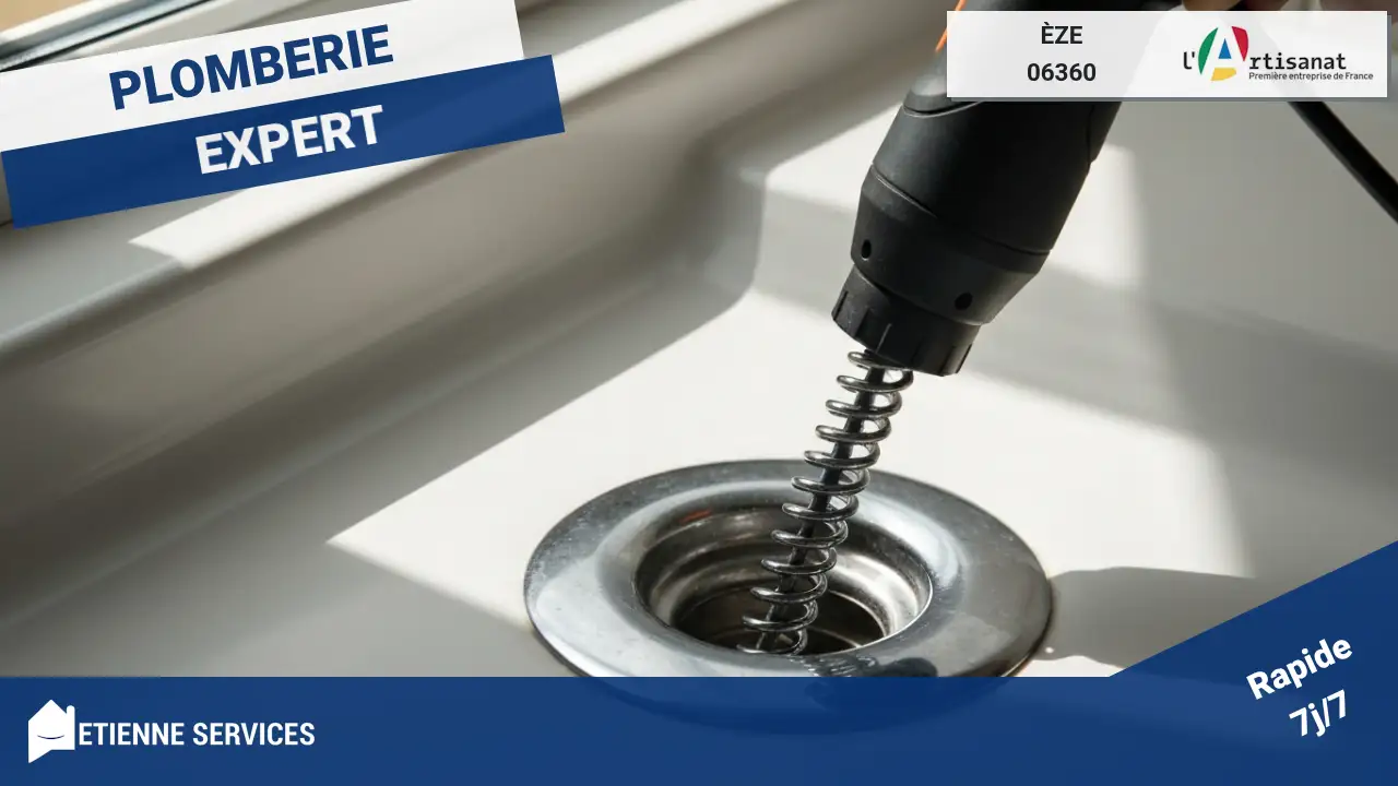 Spécialistes reconnus du débouchage par furet électrique à Èze
