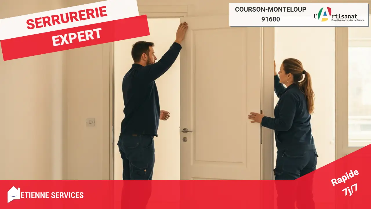Experts en pose de porte sur bâti existant ou neuf à Courson-Monteloup