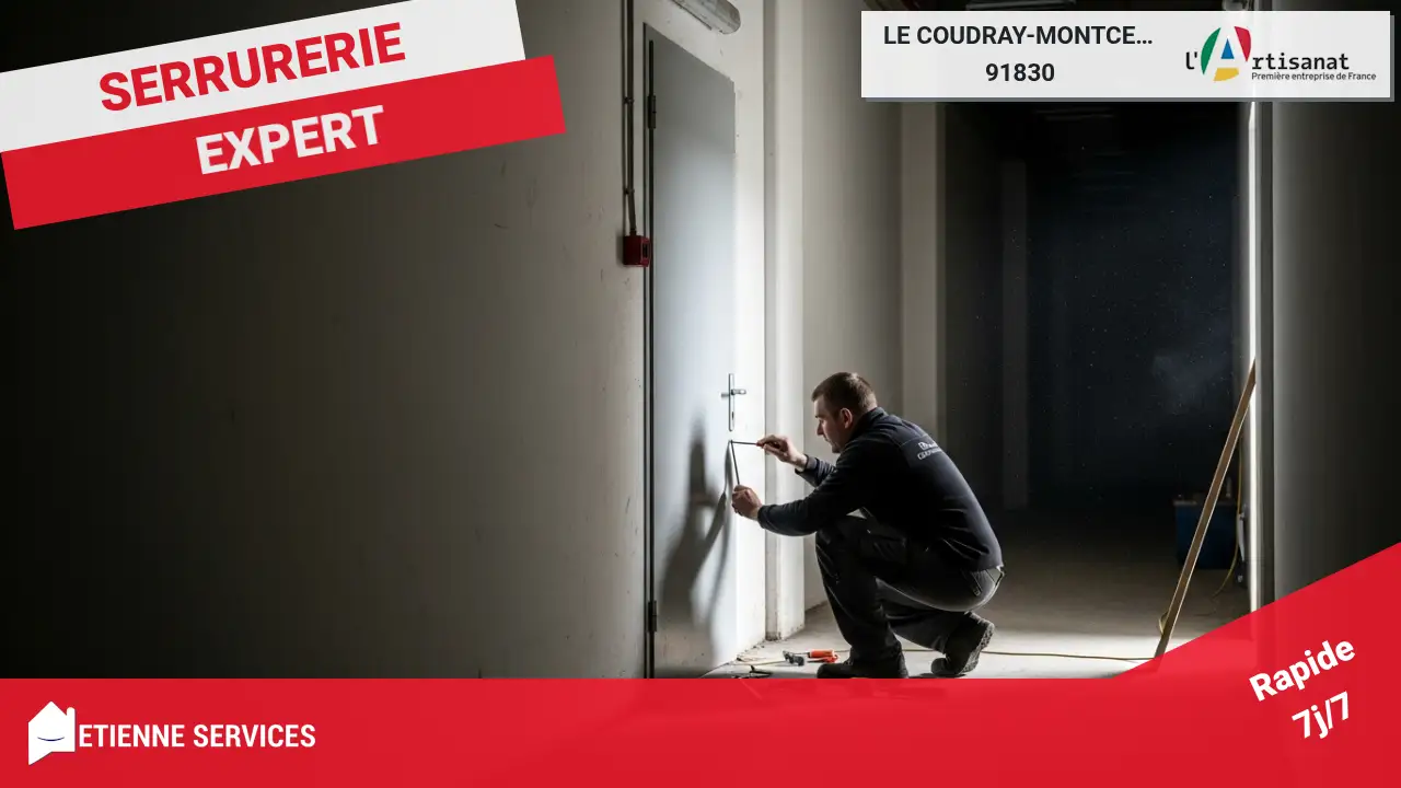 Pose de porte de service : sécurisez vos accès secondaires