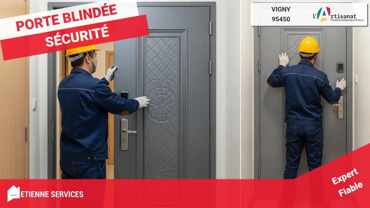 Installation de Porte Blindée à Vigny : La Solution de Haute Sécurité
