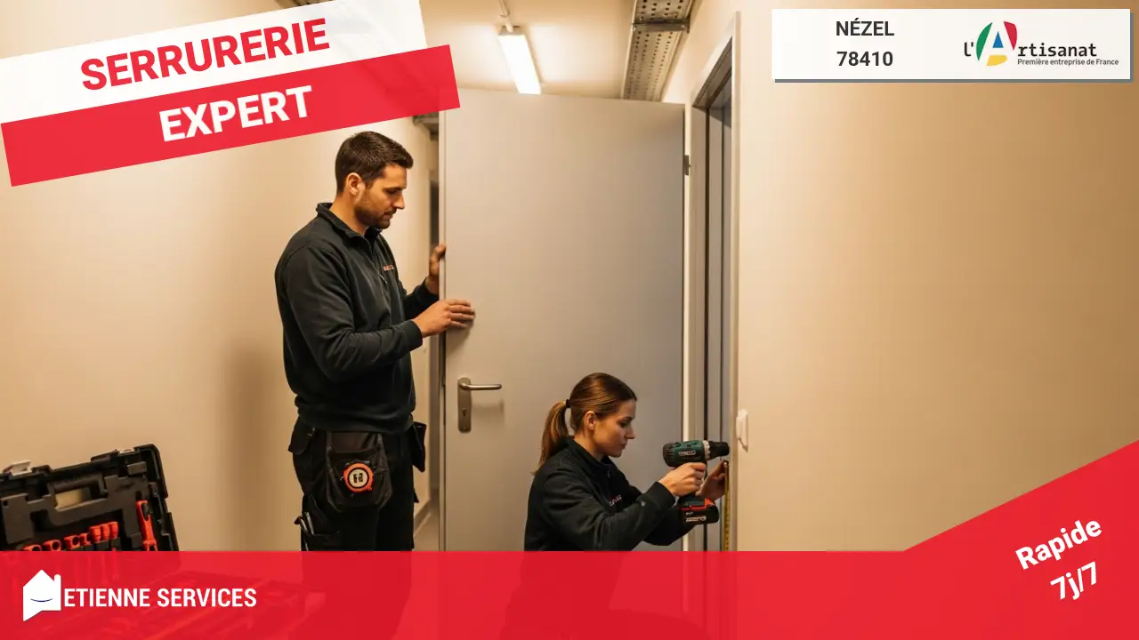 Installateurs qualifiés pour la pose de votre porte de service à Nézel