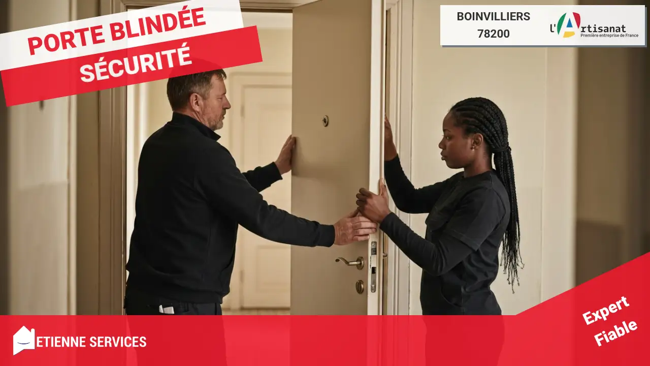 Experts certifiés en installation de porte blindée