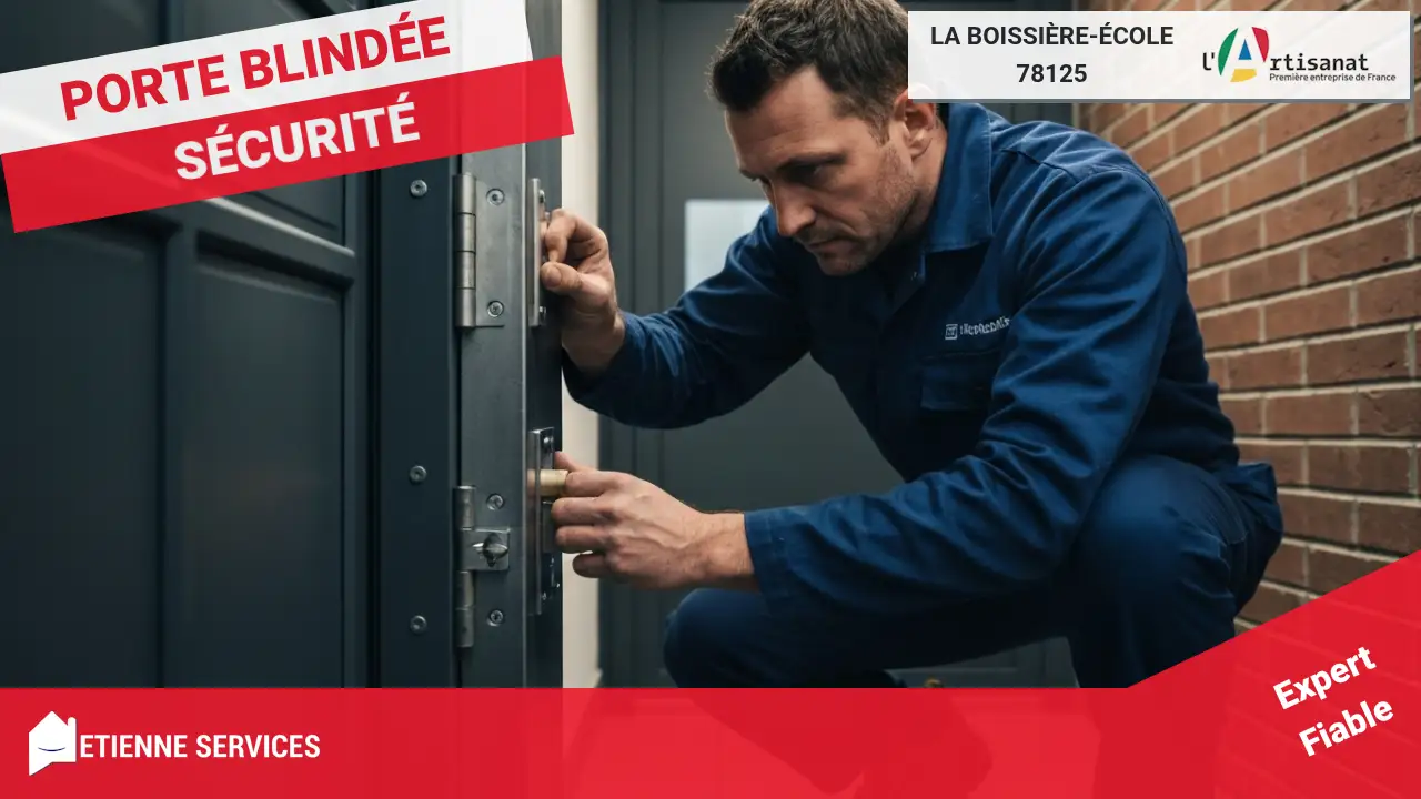 Intervention spécialisée pour l'installation de porte blindée