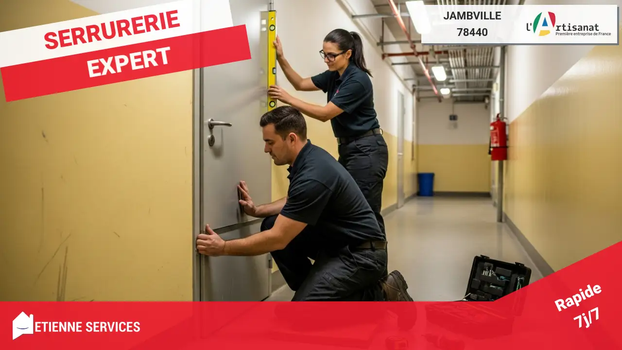Pose de Porte de Service Fiable et Robuste par nos Experts