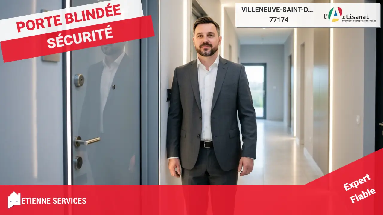 Installateurs qualifiés pour votre porte blindée à Villeneuve-Saint-Denis