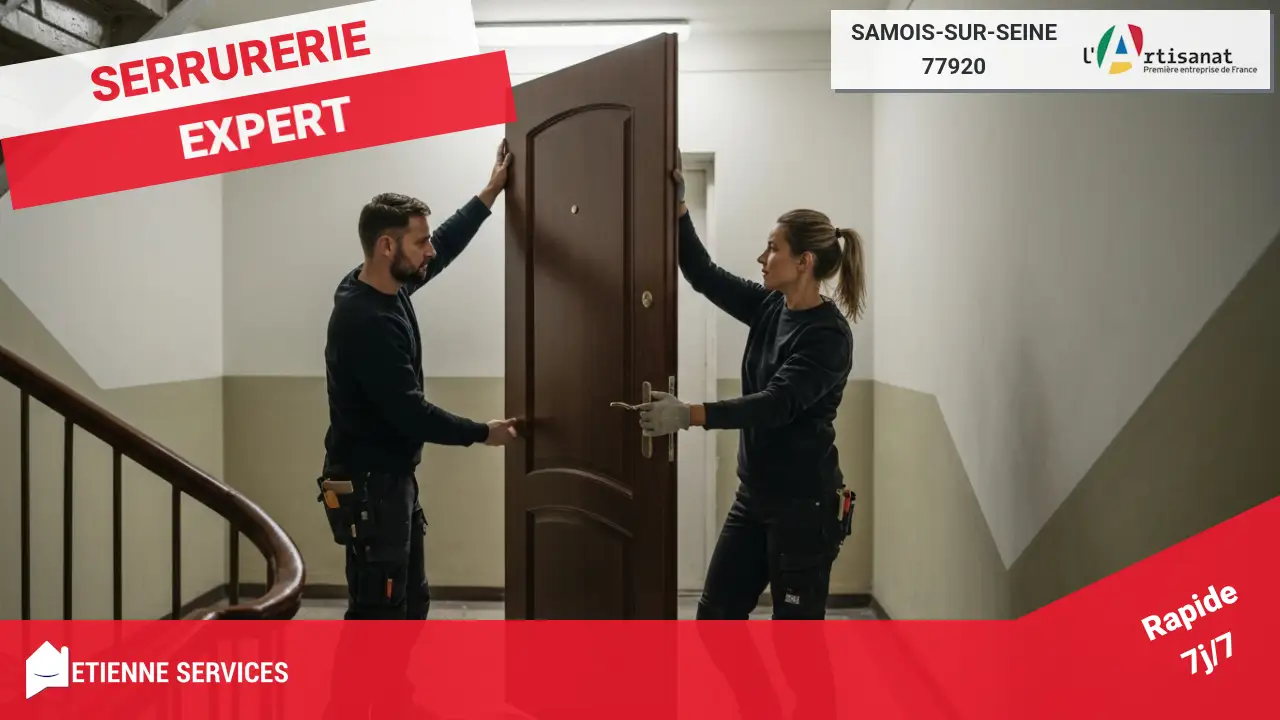 Intervention spécialisée pour l'installation de porte palière