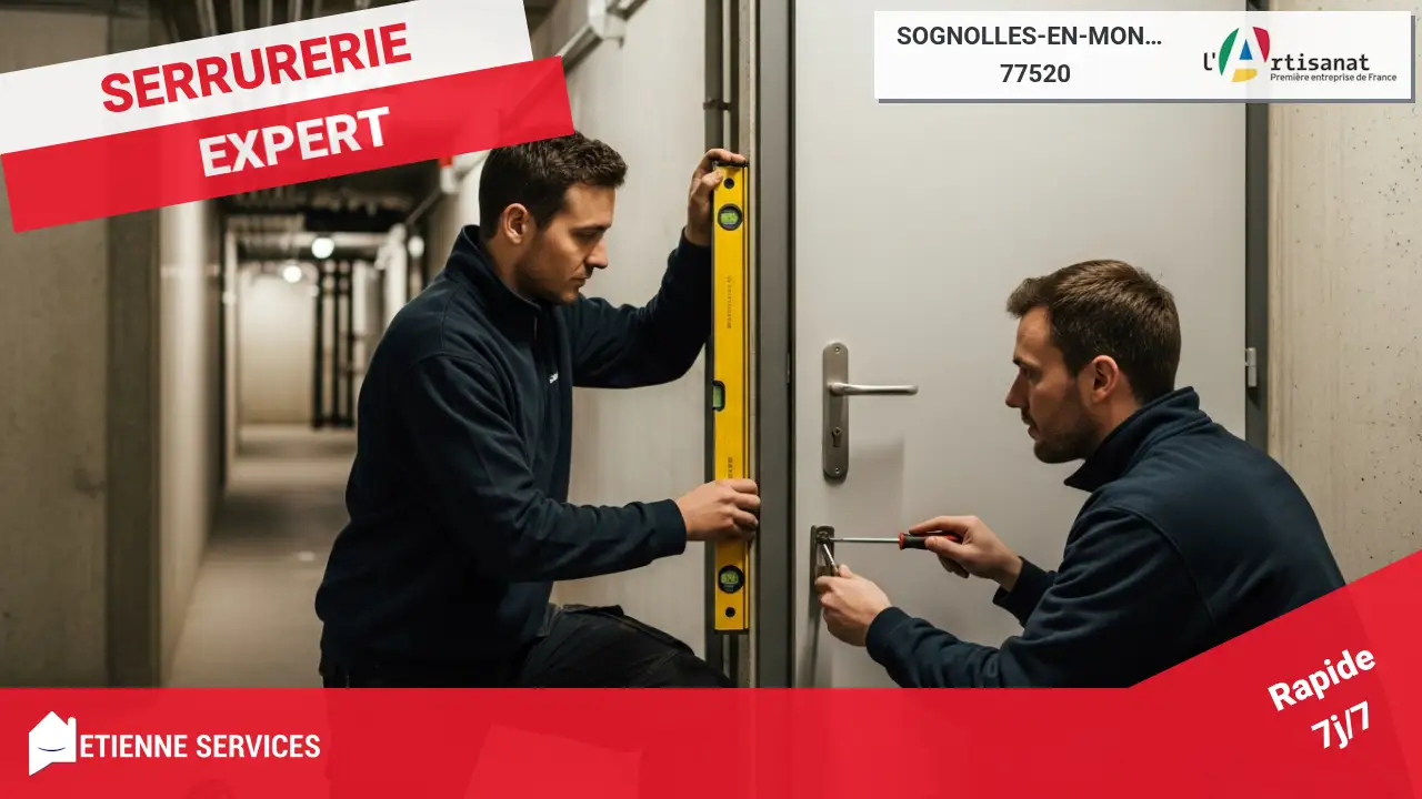 Pose de porte de service : la sécurité de vos accès secondaires